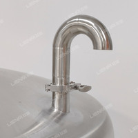 Réservoir de stockage de liquides en acier inoxydable personnalisé en usine avec joint étanche motorisé pour le stockage d'hydrogène et d'eau chaude