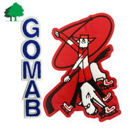Écussons brodés en chenille PVC écologiques de qualité supérieure avec logo personnalisé pour uniformes scolaires, chapeaux et applications à coudre