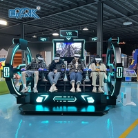 Réalité virtuelle jeux d'arcade 9d Vr simulateur 4 sièges 9d équipement dynamique Vr cinéma