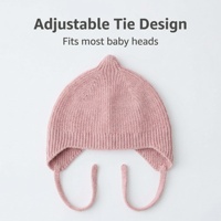 Gorro de Bebé de Punto 100% Algodón, Suave al Tacto, Ajuste Seguro, Gorro Puntiagudo de Alta Calidad, Personalizable OEM/ODM para Recién Nacidos