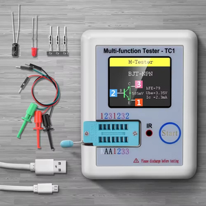LCR <span class=keywords><strong>TC1</strong></span> 1,8 "TFT LCD Display Multímetro Transistor Tester Diodo Triodo Condensador Resistencia Medidor de prueba NPN PNP Triac MOS - Product Image 2