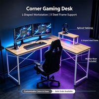 Bureau d'ordinateur professionnel de qualité supérieure, vente chaude, prix de gros direct usine, couleur personnalisée