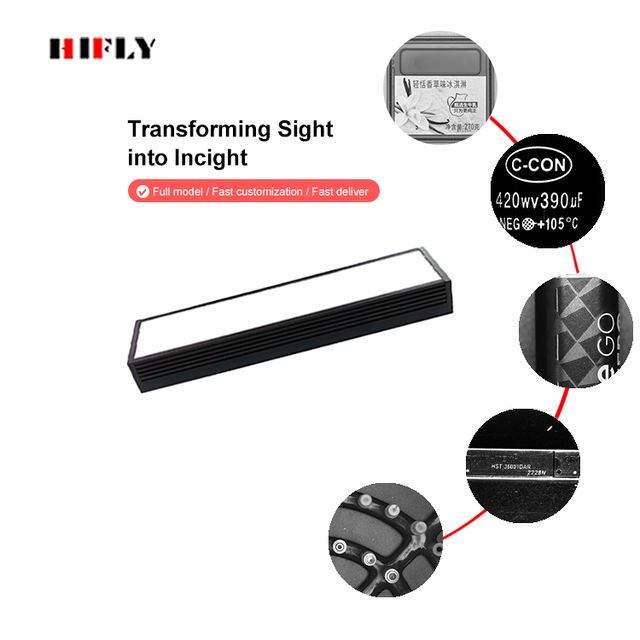 Customizable Bar Light Machine Vision 24V 180x50mm RGBW IR UV LED Barlight for Side Illuminating