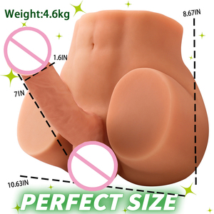 Juguete Sexual para Adultos de 4.6 kg, Dildo Realista para Masturbación Femenina, Culo Grande y Gordo para Hombre Gay, Sensación Sexual Real - Product Image 4