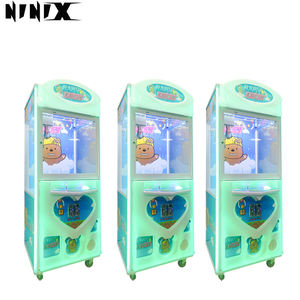 Máquina de grúas clásica con embalaje blíster, cristal templado, luz degradada colorida, máquina de muñecas personalizable, 120W 110/220V - Product Image 3