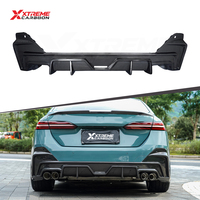 Difusor Trasero de Fibra de Carbono XTREME con Tubo de Escape para BMW Serie 5 G60 G61 520i 530i 540i 2023-2027