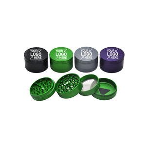 63mm 2.5" Ceramic Coating Non Stick Herb <strong>Grinder</strong> Custom Logo <strong>SLX</strong> <strong>Grinder</strong> Wholesale Crusher Smoking Accessories for Smokeshop - Product Image 1