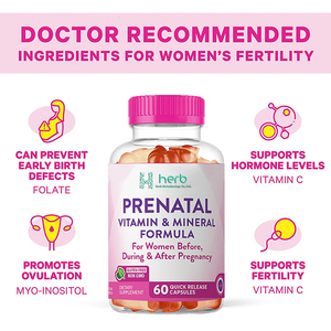 Nhãn hiệu riêng khả năng sinh sản Gummies Vitamin tổng hợp bổ sung trước khi sinh cho người lớn phụ nữ mang thai thụ thai bổ sung vitamin - Product Image 3