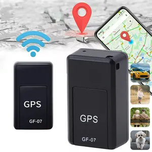 جهاز تعقب GF07 صغير مضاد لفقد الحيوانات الأليفة وكبار السن للسيارة بنظام تحديد المواقع جي إس إم جهاز تحديد مواقع مغناطيسي Gf 07 GPS لتحديد المواقع جهاز تعقب GPS
