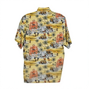 Chemise hawaïenne d'été pour homme |   Impression numérique tropicale |   Chemise en polyester coupe classique - Product Image 1