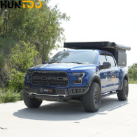 Tente de toit double couche Huntoo, toit rigide, auvent escamotable, camping pour camionnettes, 4x4, tout-terrain, camping-car