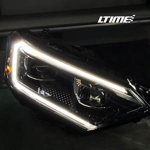 Nouvel ensemble de phares avant LED laser 12V pour Sagitar 19-24, style Black <span class=keywords><strong>Samurai</strong></span> nord-américain, 2 faisceaux haut/bas, Plug-and-Play - Product Image 2