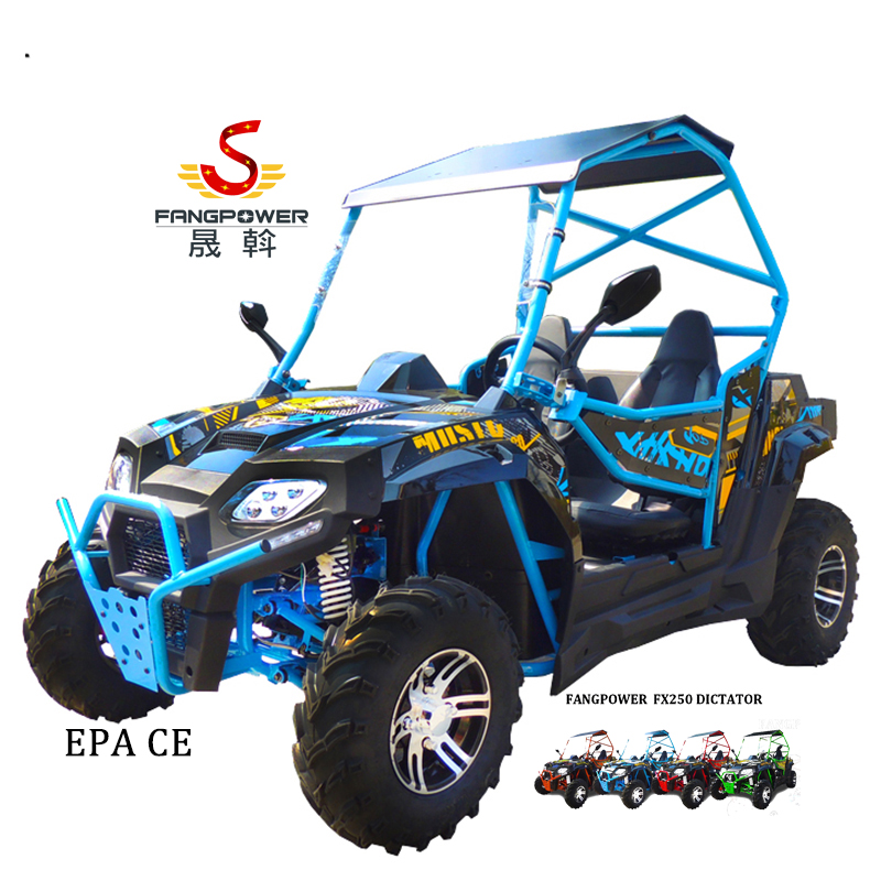 Yol yasal toptan yan yana yol 2 koltuklar 4 tekerlek dune buggy tam tampon 250cc UTV