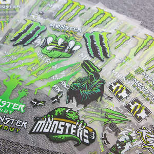 מותאם אישית עמיד למים pvc אופנוע קסדה מדבקה רכב חשמלי גוף גאות מדבקת שריטות - Product Image 3