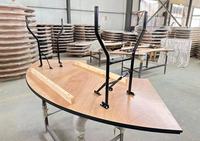 Table pliante en forme de serpent en bois, pour pique-nique en plein air, banquet ou mariage