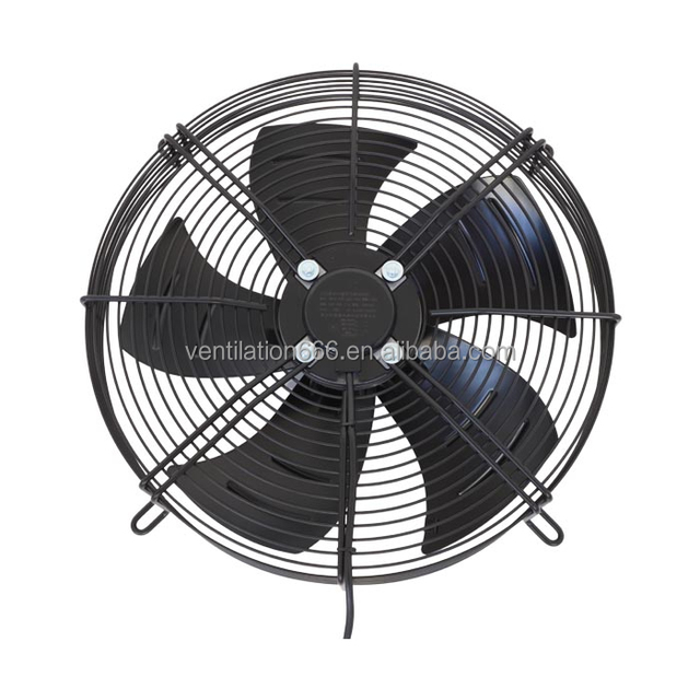 Windrise YWF4E-450S 450mm 220V 260W Axial Exhaust Fan Carbon Steel Blades Copper Motor 5100m/h 72dB Wall/Duct/Free-Standing