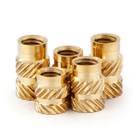 Inserts filetés en laiton à fusion à chaud Inserts thermiques Écrou M1.2 M2 M2.5 M3 M4 M5 M6 M8 M10 M12 3/8