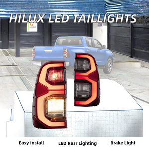 ไฟท้าย LED 12V แบบเสียบปลั๊ก Funkywheel สำหรับ HILUX Vigo ปี 2008-2015 ไฟท้ายใหม่ ไฟท้าย ไฟเบรก - Product Image 2