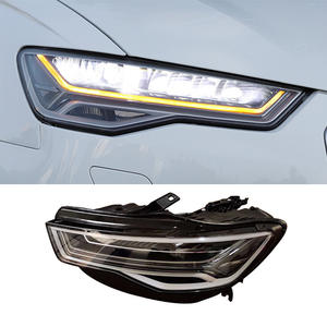 12-18 Audi A6L Full LED <span class=keywords><strong>Matrix</strong></span> C7Pa Conjunto de faros Actualización Compatible Modelo antiguo Modificado Nuevo tipo Y 6000K Color 12V - Product Image 1