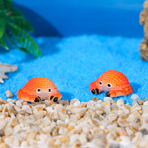 Figurines miniatures en résine d'animaux marins (crabe, poisson, requin) – Décoration artistique pour la maison – Ensemble de figurines artisanales - Product Image 3