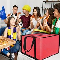Sac isotherme imperméable pour livraison de pizza chaude, épicerie, vélo, sac isotherme personnalisé pour moto, livraison de nourriture