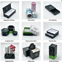 Boîtes de cartouches en céramique jetables vides, papier enduit de 1 mm d'épaisseur, revêtement UV, matériaux recyclés, emballage de qualité supérieure