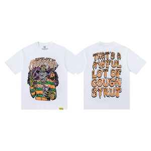 Camisetas de Manga Corta Extra Grandes de Alta Calidad, 100% Algodón, <span class=keywords><strong>Ropa</strong></span> para Hombre, Camisetas con Estampado de 'AWFUL LOT of COUGH SYRUP' para Hombre - Product Image 6