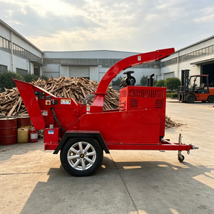 Broyeur de bois de qualité industrielle alimenté par un moteur diesel, adapté aux troncs d'arbres - Product Image 4