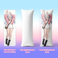 Housse de coussin Dakimakura japonaise de haute qualité fabriquée en Chine, motif Hetai Dakimakura Wuthering Waves pour homme