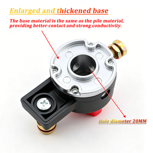 Interrupteur de coupure de batterie automatique 12V 24V, disjoncteur, déconnexion rapide, fonction antivol pour voiture, camion, marine - Product Image 3