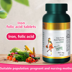 Grosir tablet asam folat besi oleh produsen untuk wanita hamil untuk mempersiapkan dan suplemen besi vitamin asam folat - Product Image 2