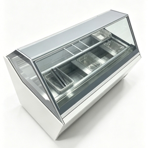 Vitrine Réfrigérée Commerciale de Haute Qualité pour Crèmes Glacées et Gelatos – Idéale pour Restaurants, Buffets et Hôtels - Product Image 4
