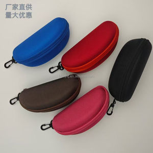 קופסת משקפי שמש ארגונית עם רוכסן רב צבעוני, פשתן, עם לוגו בהתאמה אישית, אמינה וזולה. - Product Image 5