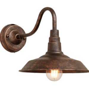 Lámpara de Pared LED Retro Industrial Boyid, Estilo Americano, para Balcón, Escalera, Jardín, Hierro, Negro Vintage, 220V, Luz Blanca Cálida, CRI 90, 50000h - Product Image 1