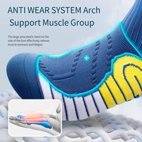 Chaussettes de sport professionnelles pour hommes, mi-mollet, personnalisées, pour le basketball et la course à pied, absorbant la transpiration et antidérapantes