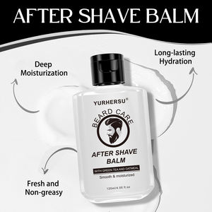 <span class=keywords><strong>Crema</strong></span> para <span class=keywords><strong>Afeitar</strong></span> con Extracto <span class=keywords><strong>de</strong></span> Aloe Vera al por Mayor, Gel Hidratante y Calmante para Hombres, Cuidado Post-Afeitado con Papaína y Goma Xantana, Uso Diario - Product Image 3