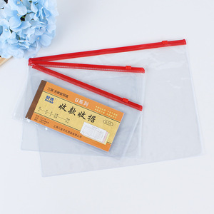 A4/A5/A6/ B5 Customized PVC Plastic Clear Frost Waterproof Zipper Bag Storage Organizer <strong>Zip</strong> <strong>Lock</strong> Pouch Document <strong>File</strong> <strong>Holder</strong> - Product Image 2