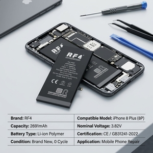 Batería <span class=keywords><strong>de</strong></span> Repuesto <span class=keywords><strong>de</strong></span> Iones <span class=keywords><strong>de</strong></span> Litio RF4 <span class=keywords><strong>de</strong></span> 2691 mAh para <span class=keywords><strong>iPhone</strong></span> <span class=keywords><strong>8</strong></span> <span class=keywords><strong>Plus</strong></span>, Baterías Recargables <span class=keywords><strong>de</strong></span> Capacidad Estándar, 0 Ciclos - Product Image 3