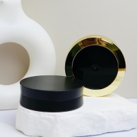 Estuche Redondo para Base de Maquillaje Yuecai, Vacío, 15g, Color Blanco Crema, Tapa Doble, Bandeja Interior con Espejo, para Crema BB, Crema CC, Venta al Por Mayor