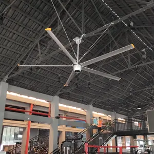 12ft 24ft 1.5KW hvls bldc motore del ventilatore gigante industriale grande soffitto Hvls ventilatore per il magazzino