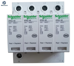 IPRU 40 <b>Surge</b> <b>Protector</b> SPD 4P Four Pole 20k <b>Surge</b> Arrester With Grounding Terminal Overvoltage Device Low Voltage Su - Product Image 1