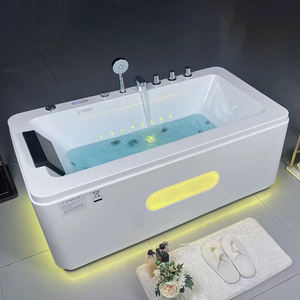 Icegalax Led Verlichting Badkuip 2 Personen Japanse <span class=keywords><strong>Sex</strong></span> Soaking Jet Acryl Badkuipen Whirlpool Massage Badkuipen te koop - Product Image 4