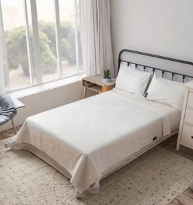 Lençóis de Algodão Orgânico de Alta Qualidade Melhoram a Fadiga do Sono Aliviar Folhas de Cama Adulto Luxo Família Rei ou Rainha - Product Image 1