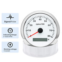 Tachometer Universal 85MM 8000RPM Tahan Korosi untuk Mobil, Kapal Laut, dan Kendaraan Laut - Laris Terjual