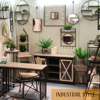 Décoration d'intérieur vintage antique de style campagnard français en gros