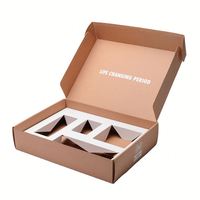Boîtes d'emballage cosmétiques personnalisées avec logo imprimé de qualité supérieure, boîtes en papier kraft, cartons en carton ondulé, boîtes d'expédition, boîtes postales