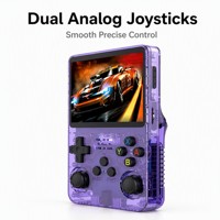 Console de jeu portable rétro R36S 64 Go, Linux RK3326, écran IPS 3,5 pouces, appareil de jeu portable open source