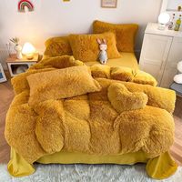 Ensemble de housse de couette King Queen housses de couette literie de luxe literie de maison personnalisée 4 pièces ensembles de lit