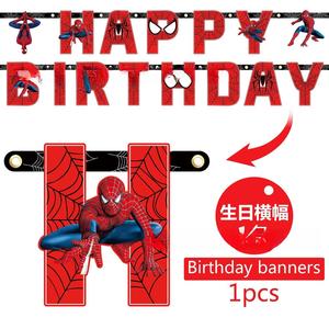 Siêu Anh Hùng Spiderman Dùng Một Lần Bộ Đồ Ăn Đặt Trẻ Em Sinh Nhật Đảng Trang Trí Thiết Lập Trong Lễ Phục Sinh Chủ Đề Mới Phim Hoạt Hình Giấy Nguồn Cung Cấp - Product Image 2