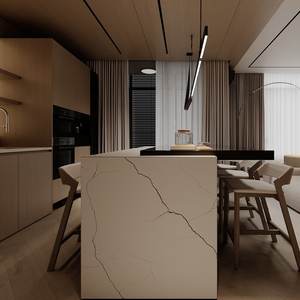 Armoires de <span class=keywords><strong>cuisine</strong></span> en bois au design moderne, panneau en mélamine avec finition laquée pour appartements, maisons, meuble de <span class=keywords><strong>cuisine</strong></span> - Product Image 4